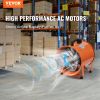 VEVOR Portable Ventilator, 12 inch Heavy Duty Cylinder Fan with 16.4ft Duct Hose, 585W Strong Shop Exhaust Blower 3198CFM