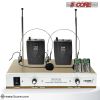 5 Core 2 Channel Wireless Microphones w 2 Headset Portable Mini Mic Headset Microfono Inalambricos with Receiver - WM 301 HH