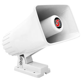 5 CORE Indoor Outdoor PA Horn Speaker – 6 x 4 Inch Loud Portable PA Speaker 8 Ohms 50 Watts Max Horn Siren - Adjustable Mounting Bracket and Hardware (PA Horn Cheer Horn: 1PCS PA Horn Cheer Horn)