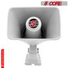 5 CORE Indoor Outdoor PA Horn Speaker – 6 x 4 Inch Loud Portable PA Speaker 8 Ohms 50 Watts Max Horn Siren - Adjustable Mounting Bracket and Hardware