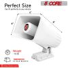 5 CORE Indoor Outdoor PA Horn Speaker – 6 x 4 Inch Loud Portable PA Speaker 8 Ohms 50 Watts Max Horn Siren - Adjustable Mounting Bracket and Hardware